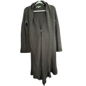 Cabi gray long cardigan small cozy warm long